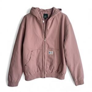 Women's Canvas Hooded Utility Jacket - Wild Fable - Pink XS